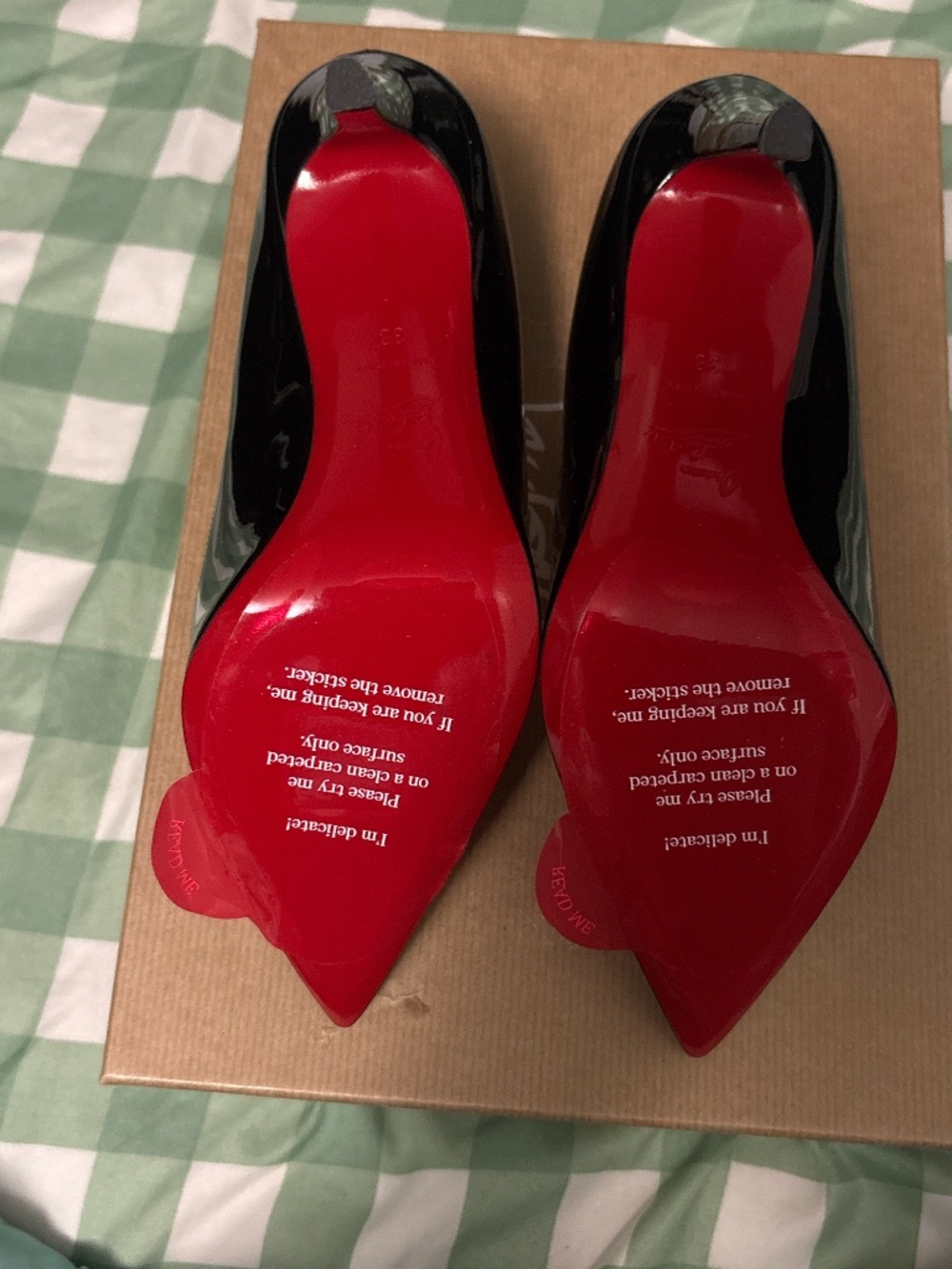 100mm Louboutin Pigalles 38